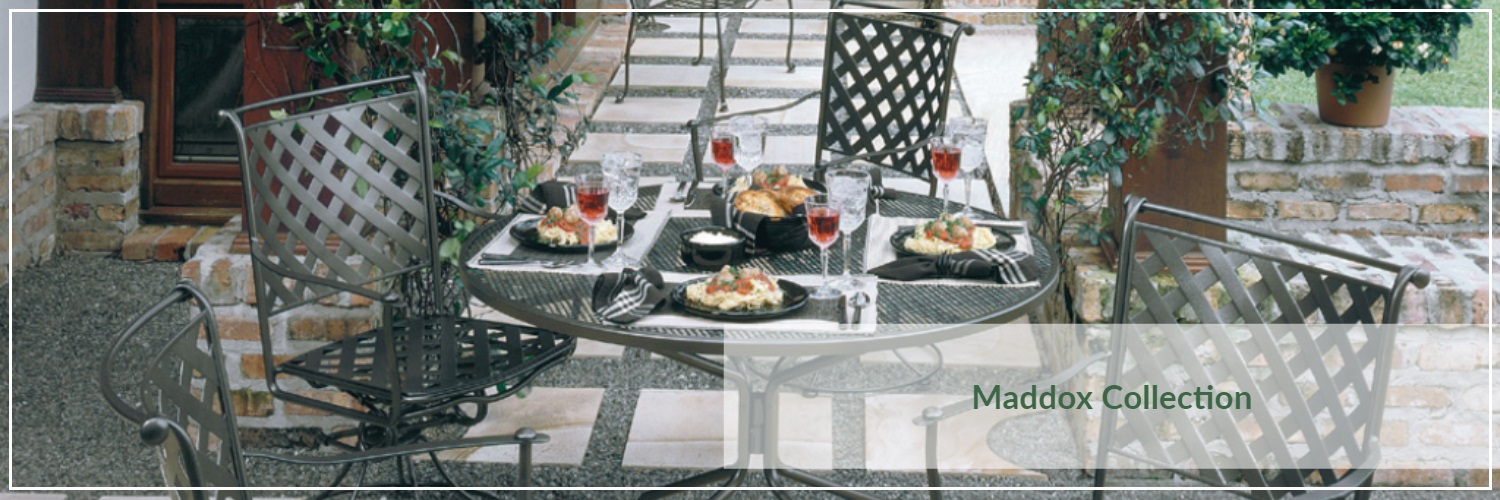 Woodard Maddox Wrought Iron Outdoor Dining